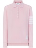 three-stripe long-sleeved polo shirt