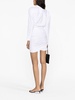 asymmetric cotton shirtdress