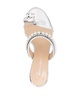 60mm crystal-embellished leather mules