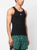 embroidered-logo tank top