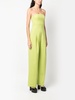 strapless straight-leg jumpsuit