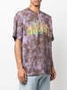 logo-print tie-dye T-shirt