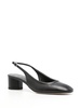 Romy Nappa Leather Black Slingback