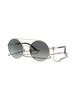 round-frame tinted sunglasses