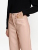 cropped leather trousers