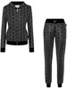 strass-monogramm chenille tracksuit