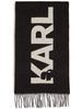 Essential oversized-logo scarf