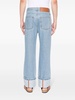 mid-rise wide-leg jeans