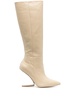 suspended-heel 105mm long boots