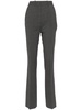 pinstripe tailored trousers