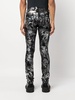 Rock Star hand-painted skinny jeans