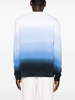 logo-print ombré-effect sweatshirt