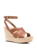 braided-wedge heeled sandals