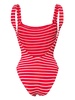 candy-stripe crinkled swimsuit