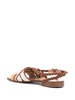 braided-strap flat sandals