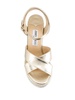 Dellena 100 Leather Wedge Sandals