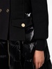 layered A-line padded coat