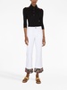 fringe-detailing cropped trousers