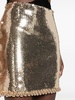 sequin-embellished mini skirt