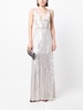 Amara sequin-embellished sleeveless gown