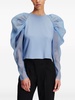 Hun Kim's Edit organza-sleeve top