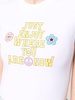 slogan-print cotton T-shirt