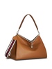 Vela leather shoulder bag