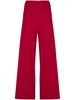 wide-leg flared trousers