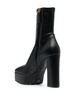 square-toe 115mm platform boots