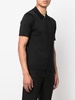 half-zip fastening polo shirt