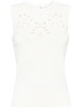 broderie anglaise tank top