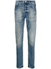 P001 low-rise slim-leg jeans