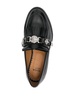 stud-embellished leather loafers