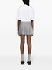 tailored pleated miniskirt