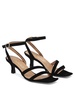 kitten heel suede sandals