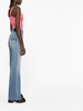 high-rise stonewashed wide-leg jeans