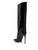 125mm leather knee-length boots