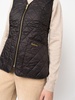 logo-embroidered quilted reversible gilet