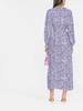 Myrala paisley-print midi-length dress