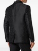 single-breasted jacquard blazer