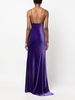 satin maxi dress