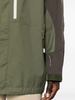 Green Colour-Block Hooded Jacket