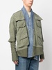 hybrid cotton military jacket