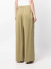 Ethan twill wide-leg trousers