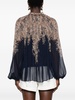 Natura Billow paisley-print blouse