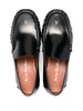 block-heel leather loafers