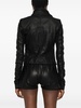 Black Asymmetric Leather Jacket