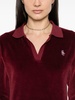 SRC velour polo top