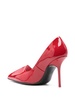 100mm patent leather pumps