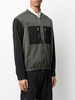 contrast pocket bomber jacket